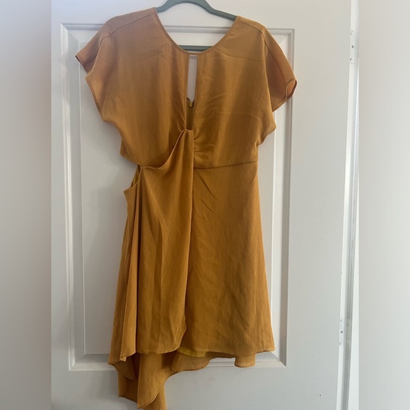 BCBGMaxAzria Yellow Mini Dress - Picture 2 of 4